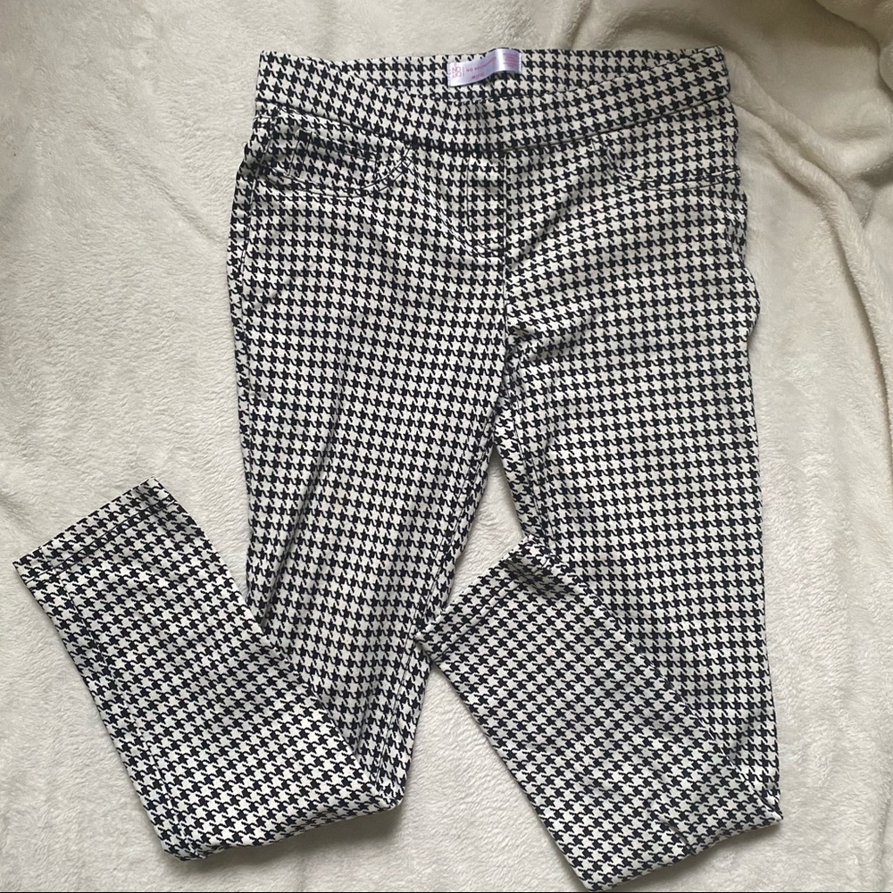 Black and White Houndstooth Pants